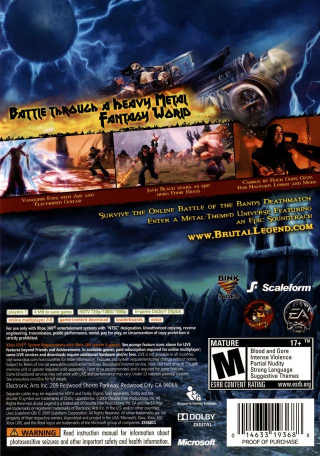video game Brutal Legend Image