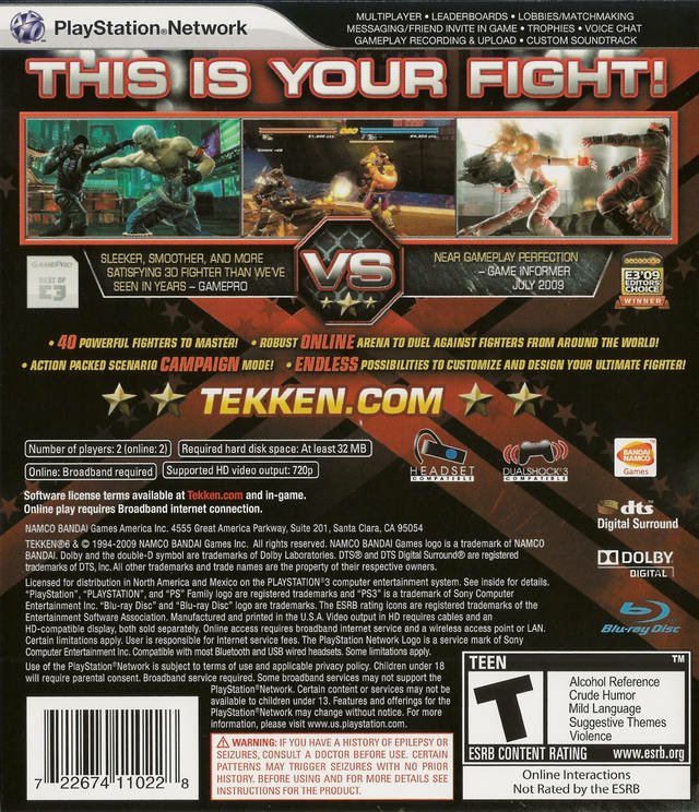 video game Tekken 6 Image