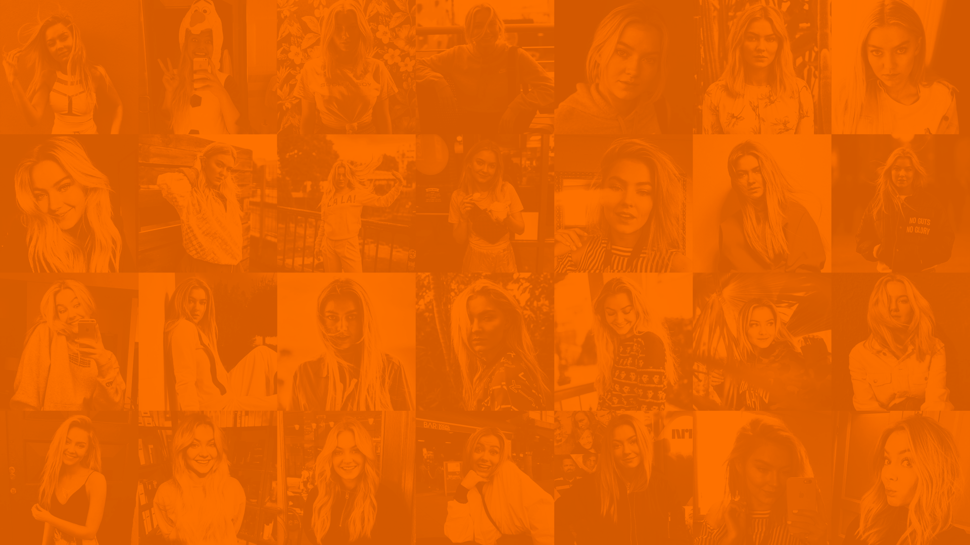  Astrid S Orange (Blank) Wallpaper