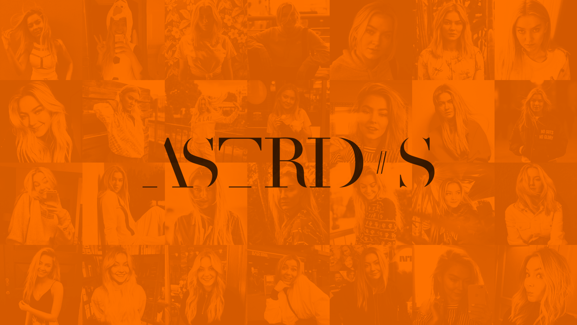  Astrid S Orange (Logo) Wallpaper