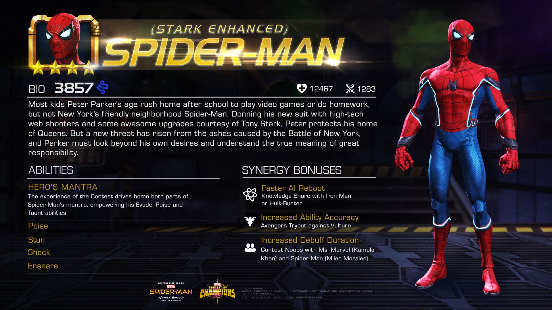 Stark Enhanced Spider-Man