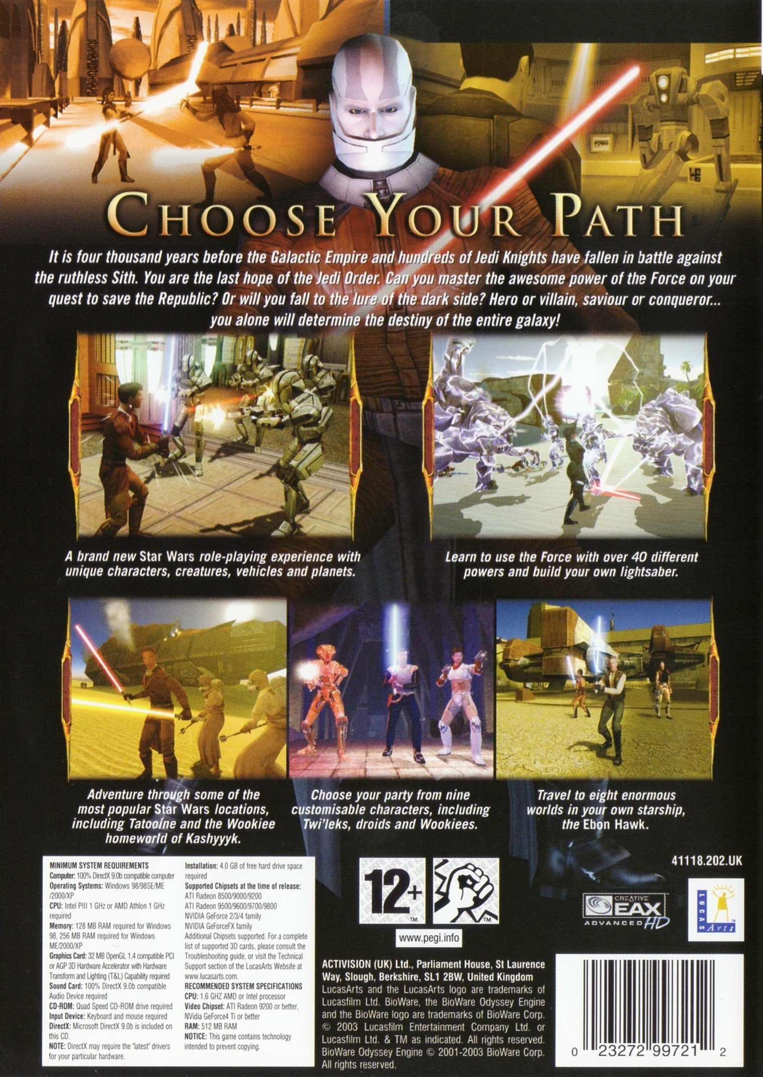 video game Star Wars: Knights Of The Old Republic Image