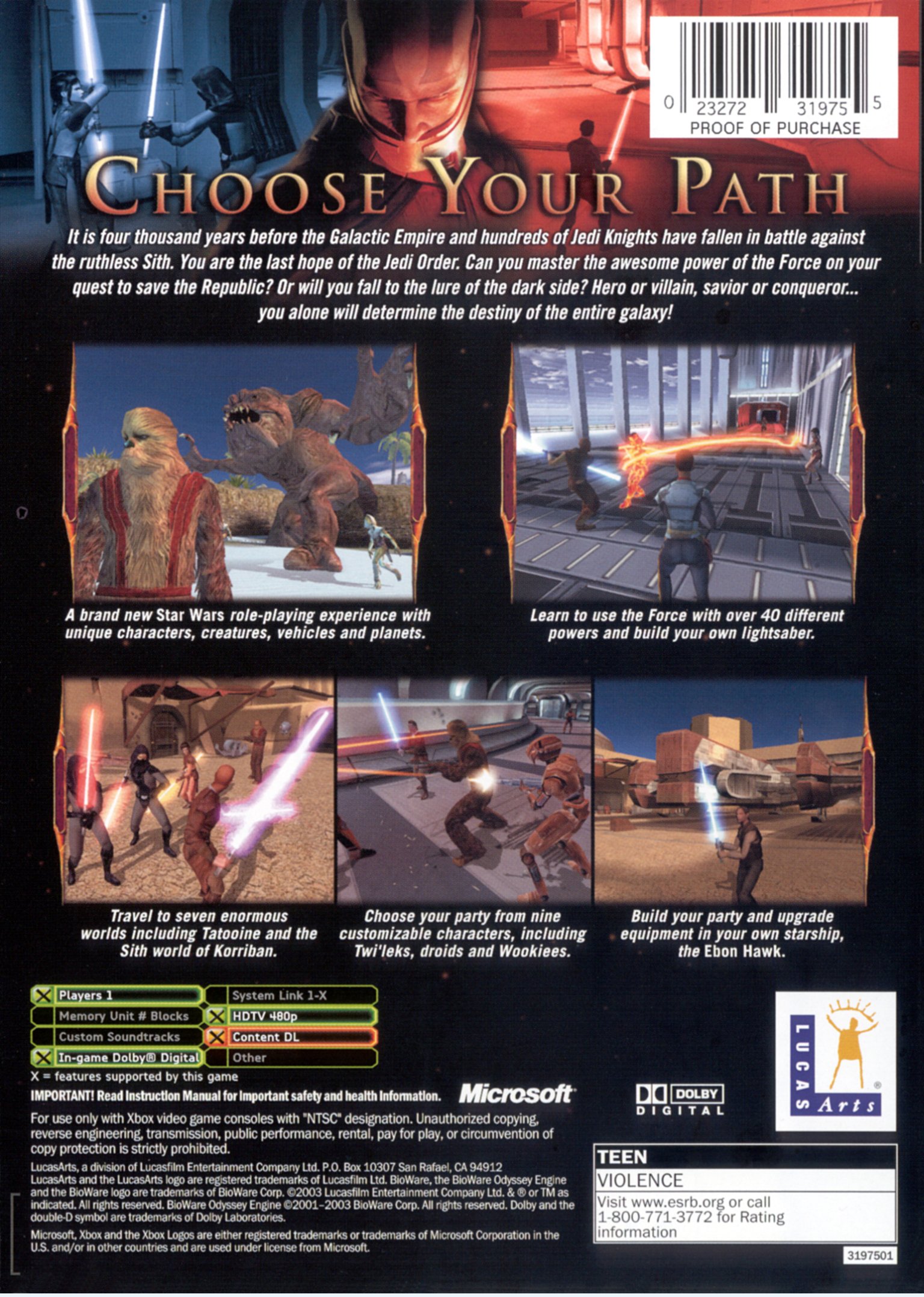 video game Star Wars: Knights Of The Old Republic Image