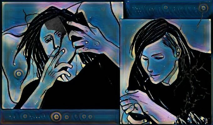 blue Asanao (lynch.) music lynch. Image