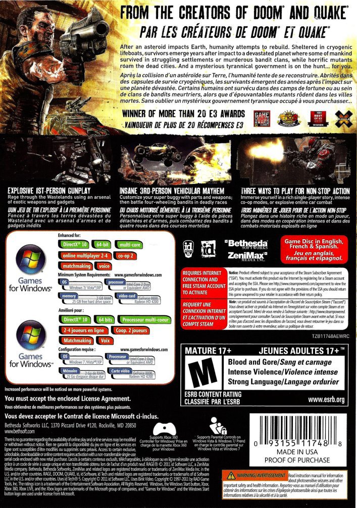 video game Rage (Video Game) Image