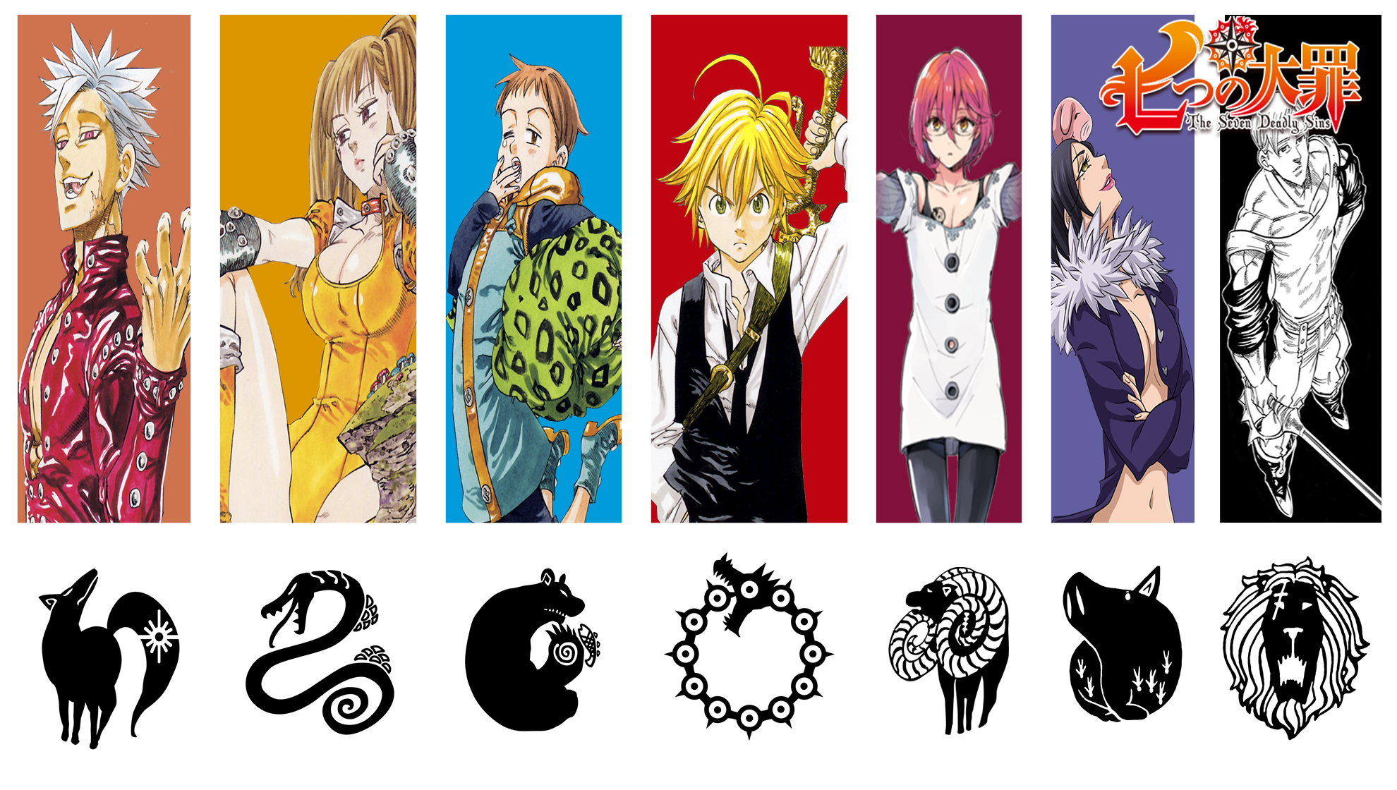 7 Deadly Sins Anime Characters Name