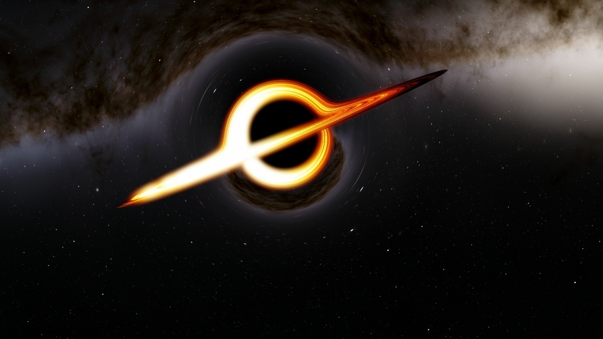  Black Hole in space