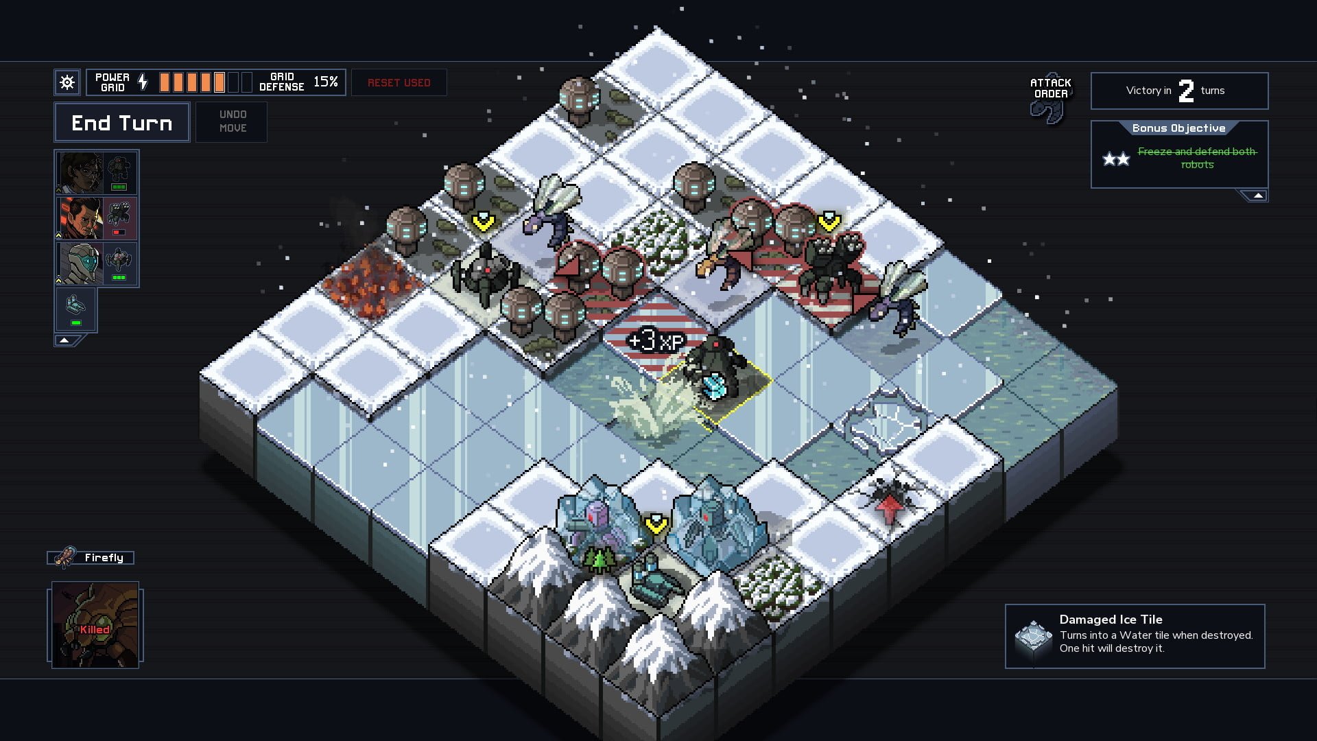 video game Into the Breach strategy game Turn-Based pixel art Image