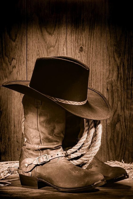 boots hat photography cowboy Image