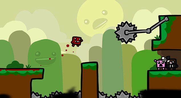 video game Super Meat Boy Image