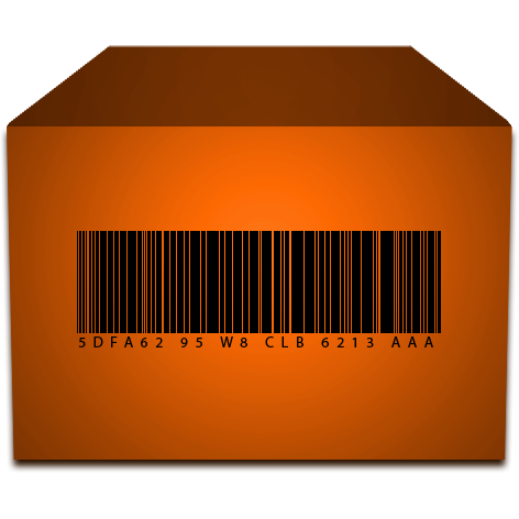 Orange Folder Box Barcode by SiriusLee