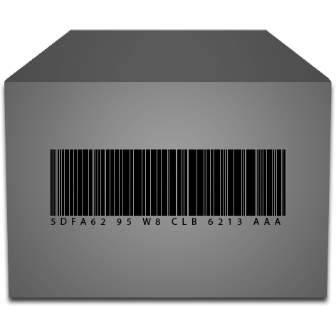 Grey Folder Box Barcode by SiriusLee