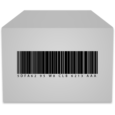 White Folder Box Barcode by SiriusLee