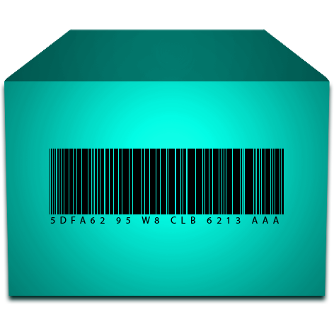 Turquoise Folder Box Barcode by SiriusLee