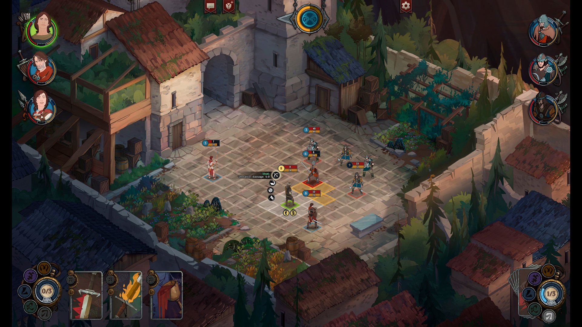 video game Ash of Gods: Redemption Strategy medieval illustrated Image