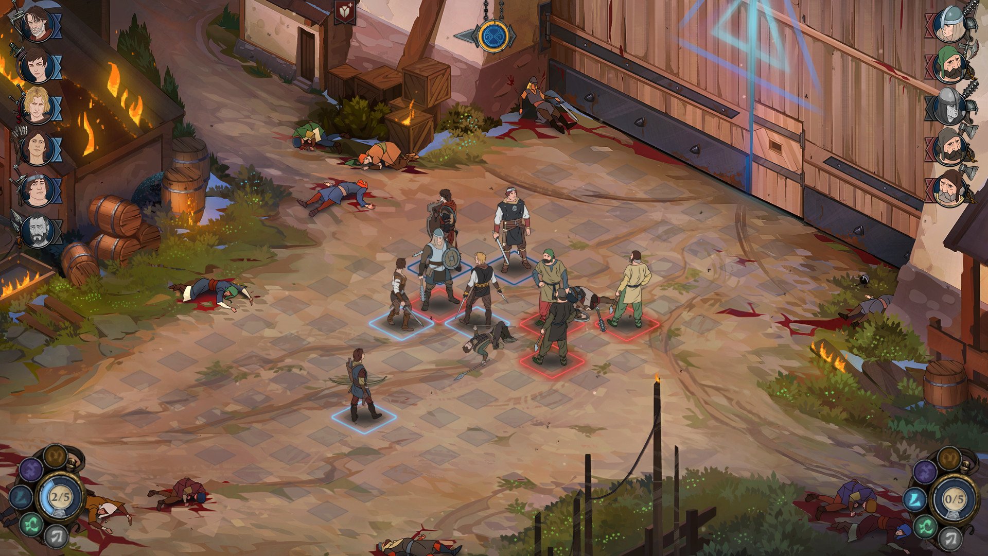 video game Ash of Gods: Redemption strategy game fantasy battle scene Image