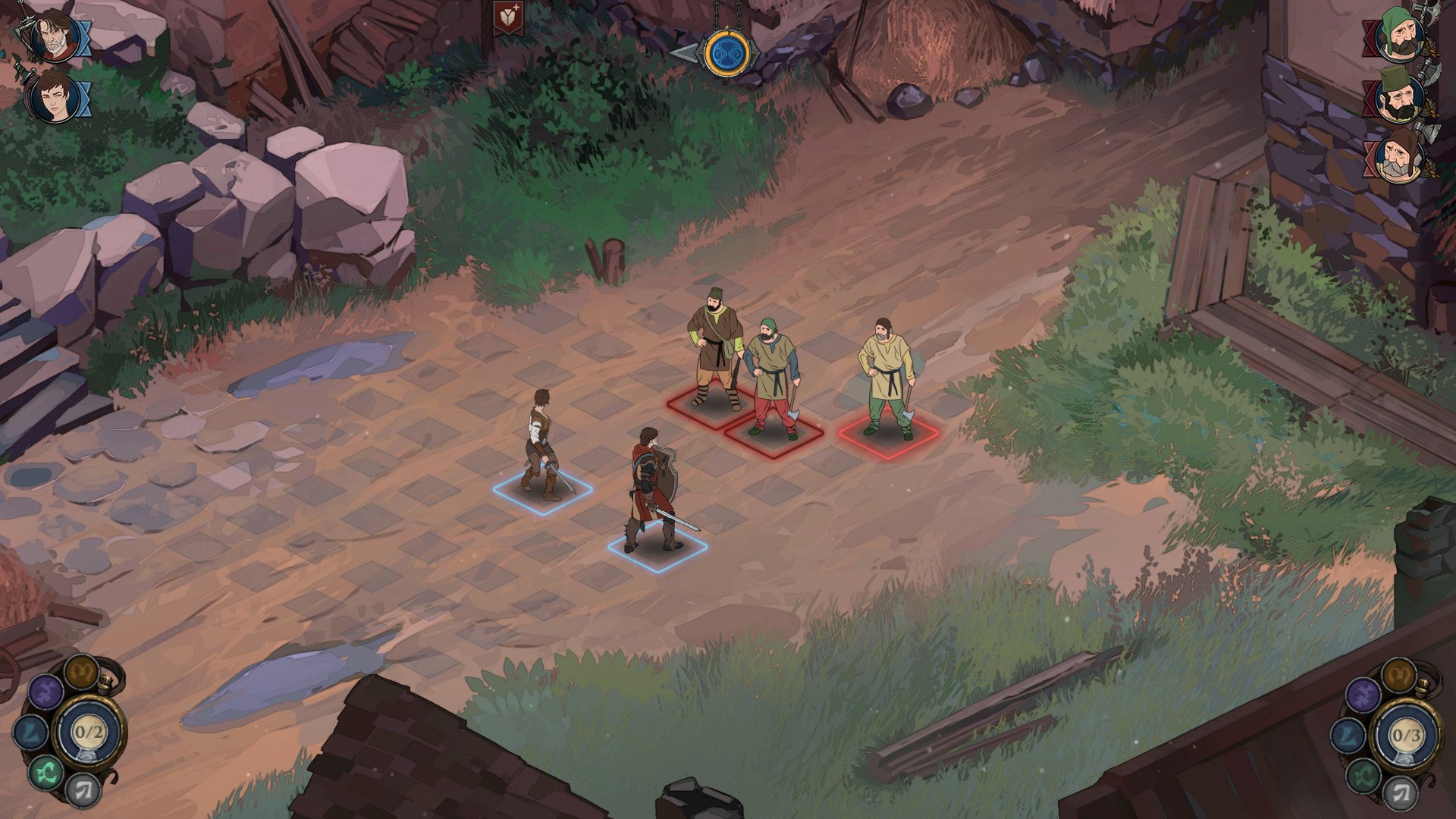 video game Ash of Gods: Redemption strategy game Turn-Based fantasy setting Image