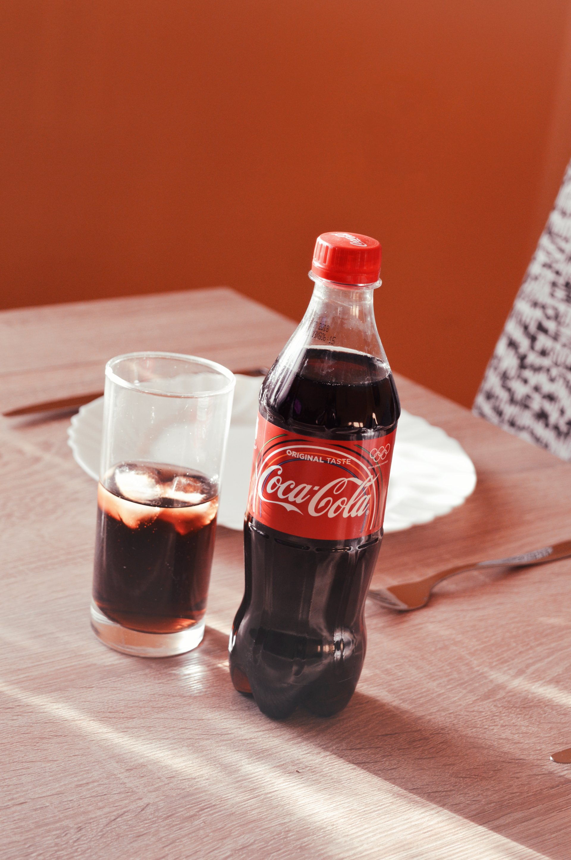 table drink man made Coca Cola Image