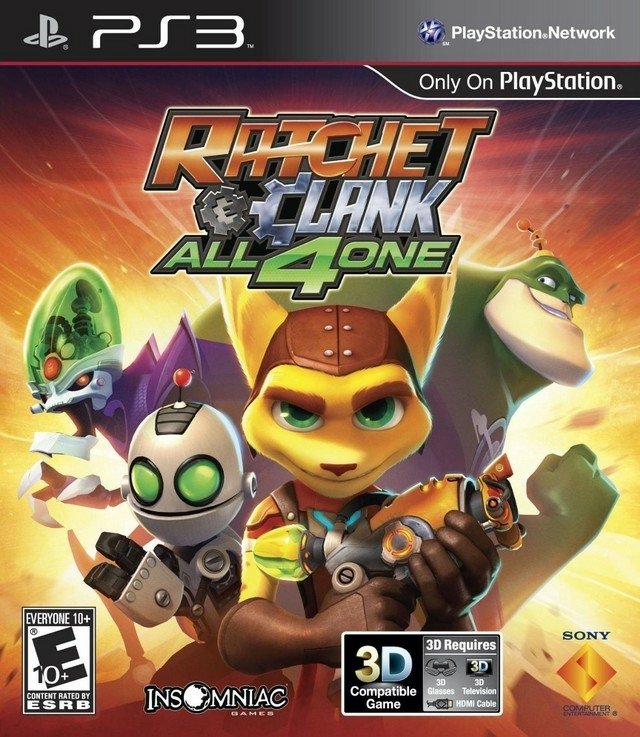 video game Ratchet & Clank: All 4 One Image