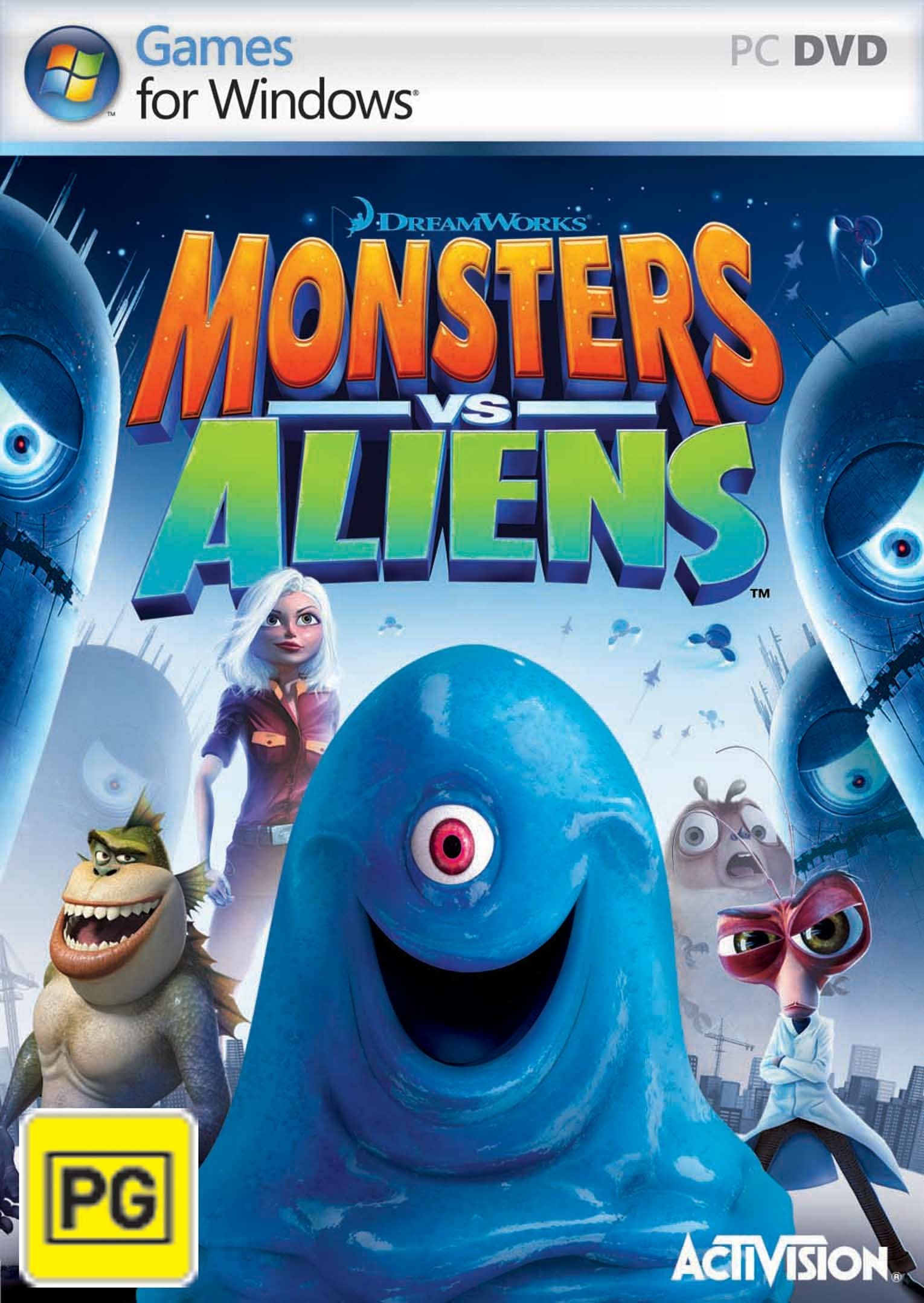 video game Monsters vs. Aliens Image
