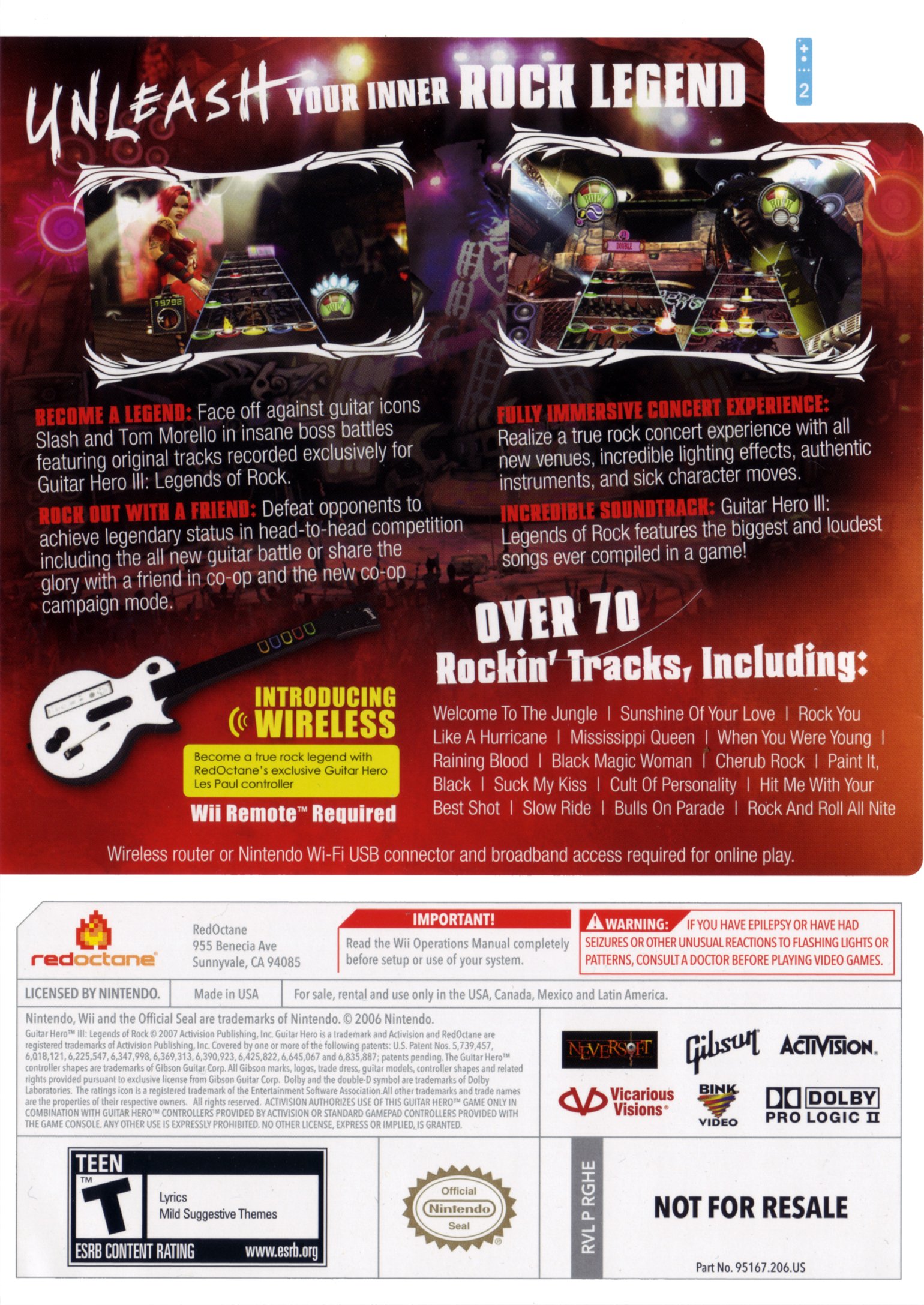 video game Guitar Hero III: Legends of Rock Image