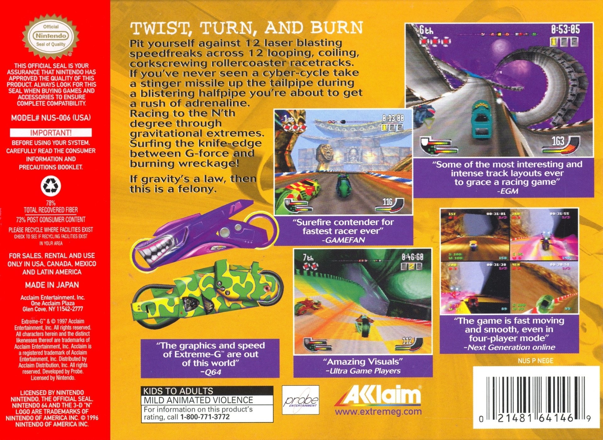 video game Extreme-G Image