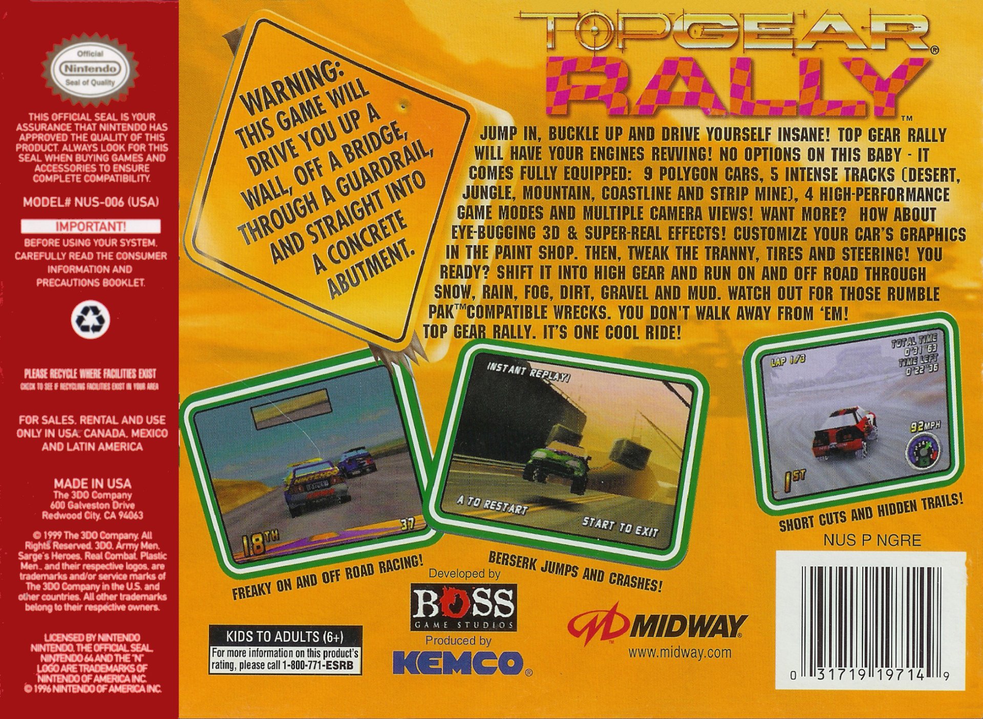 video game Top Gear Rally Image