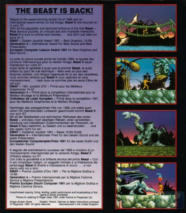 video game Shadow of the Beast II Image