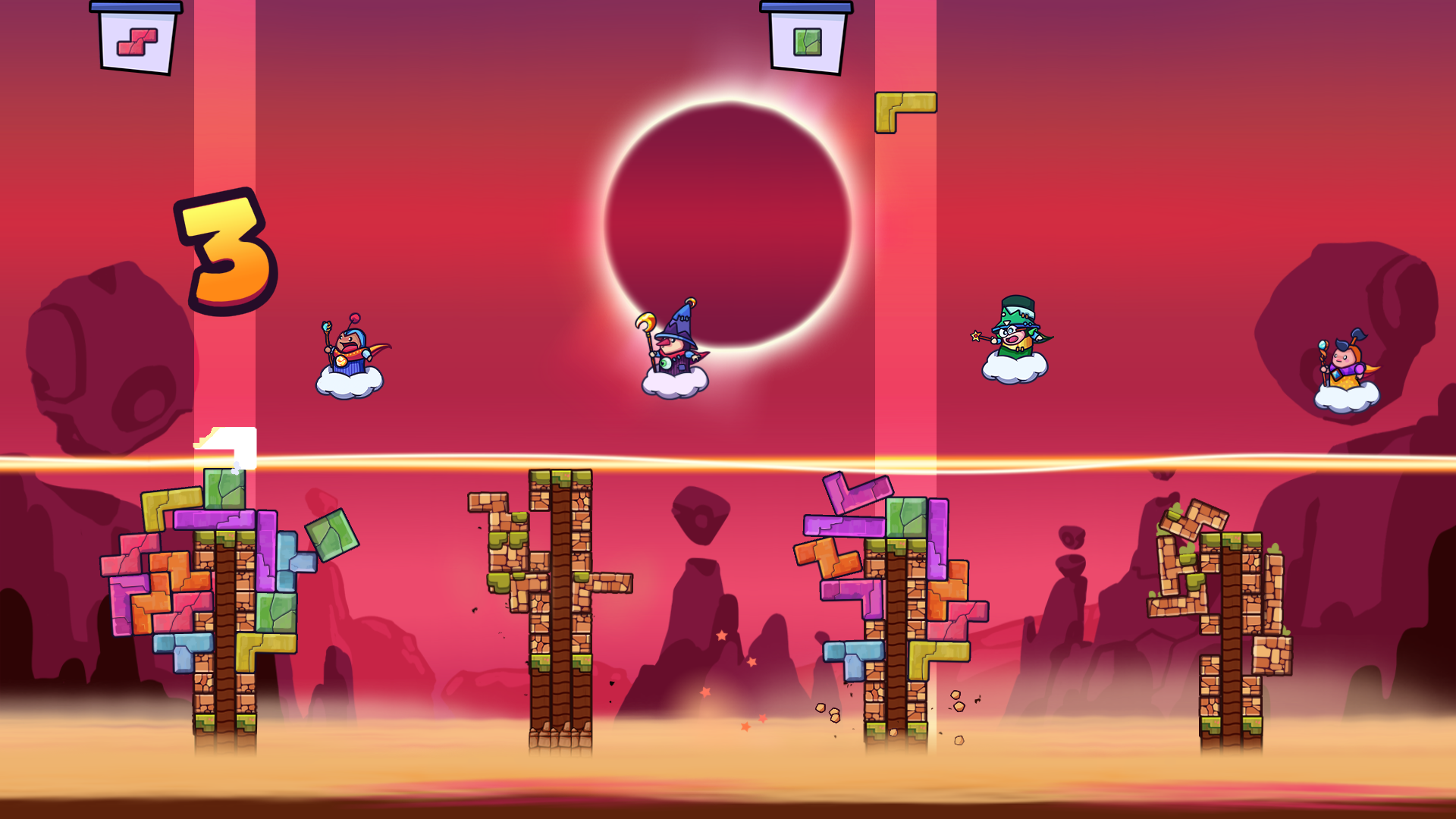 video game Tricky Towers Angry Birds mobile game cartoon Image