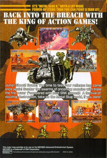 video game metal slug x Image