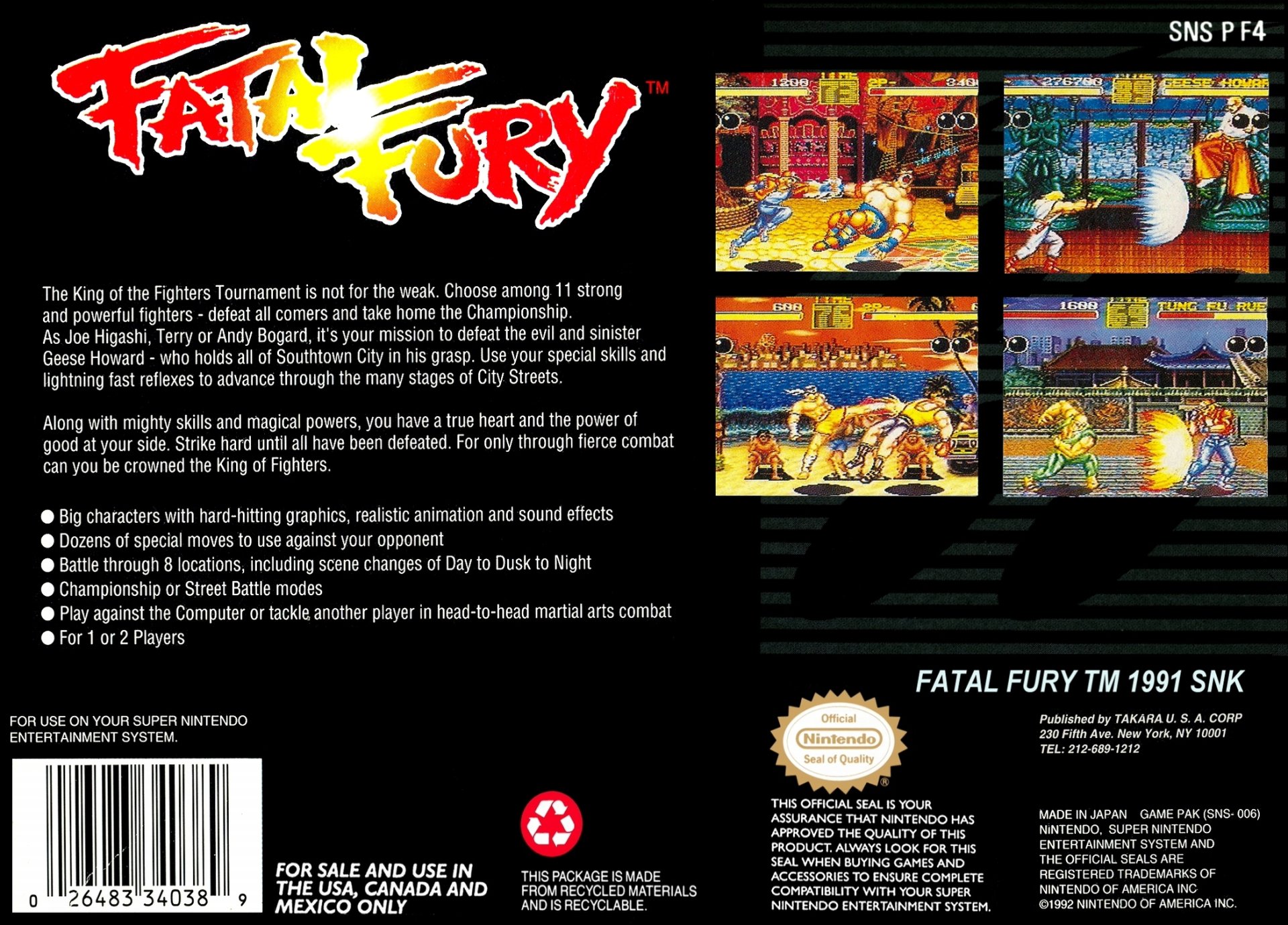 video game Fatal Fury Image