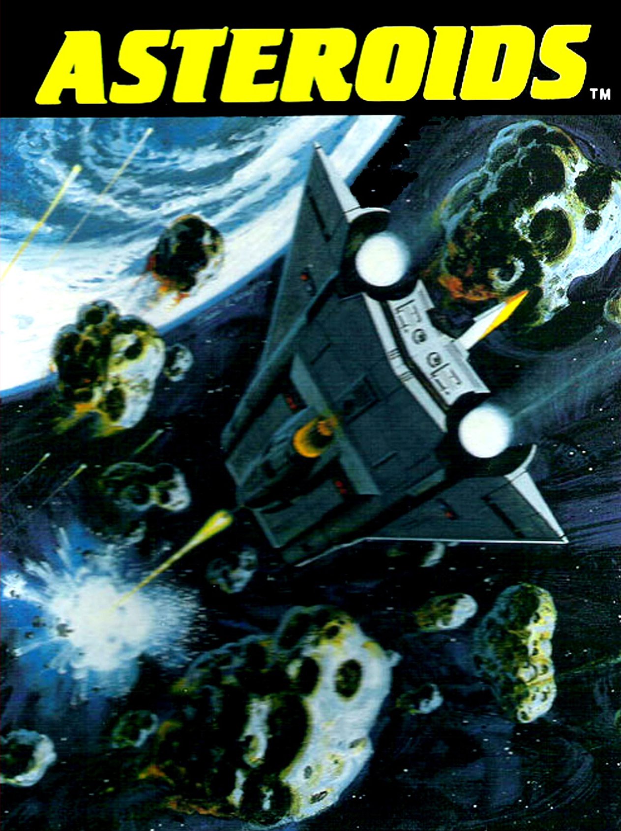 video game asteroid Image