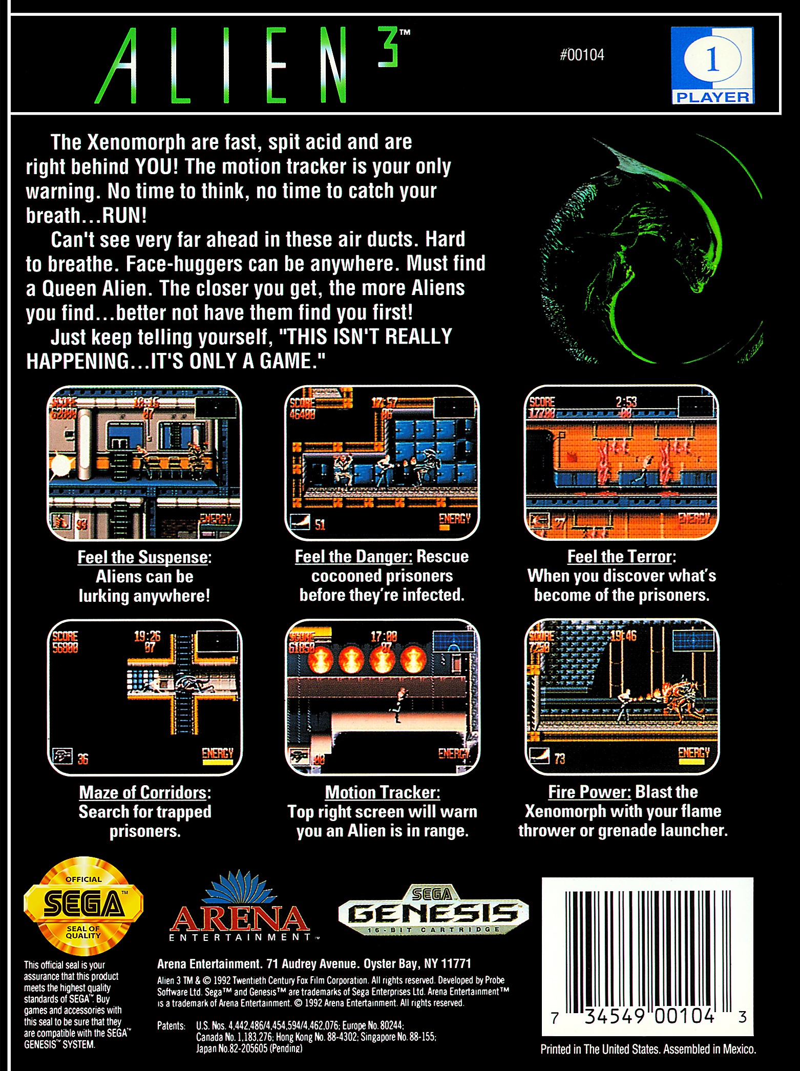 Download Video Game Alien 3 Image
