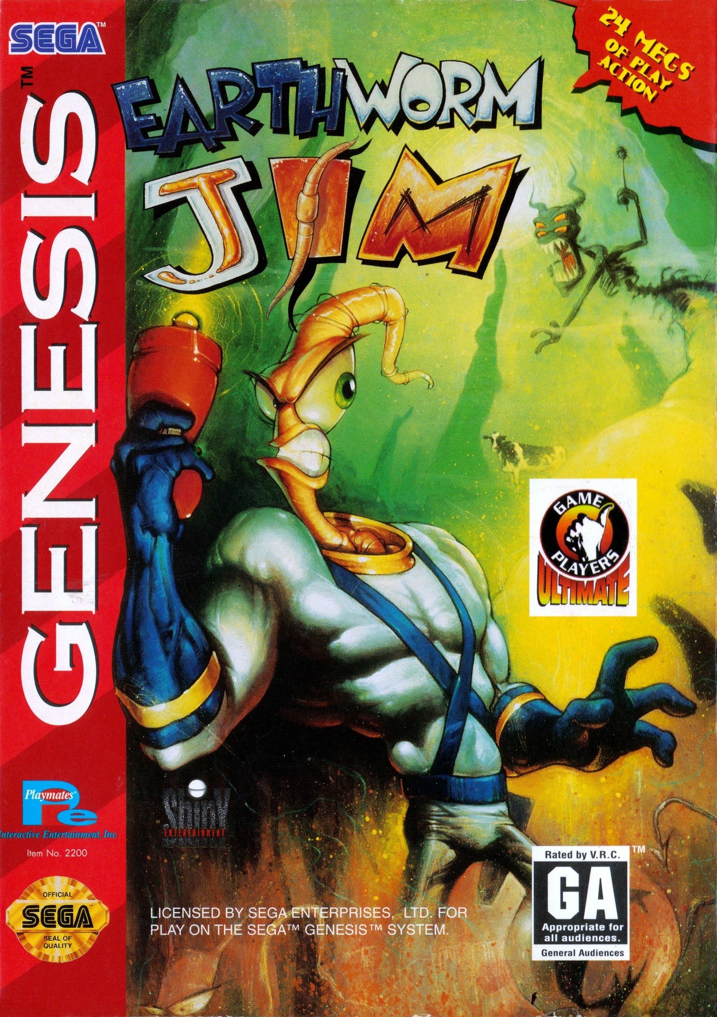 video game Earthworm Jim Image