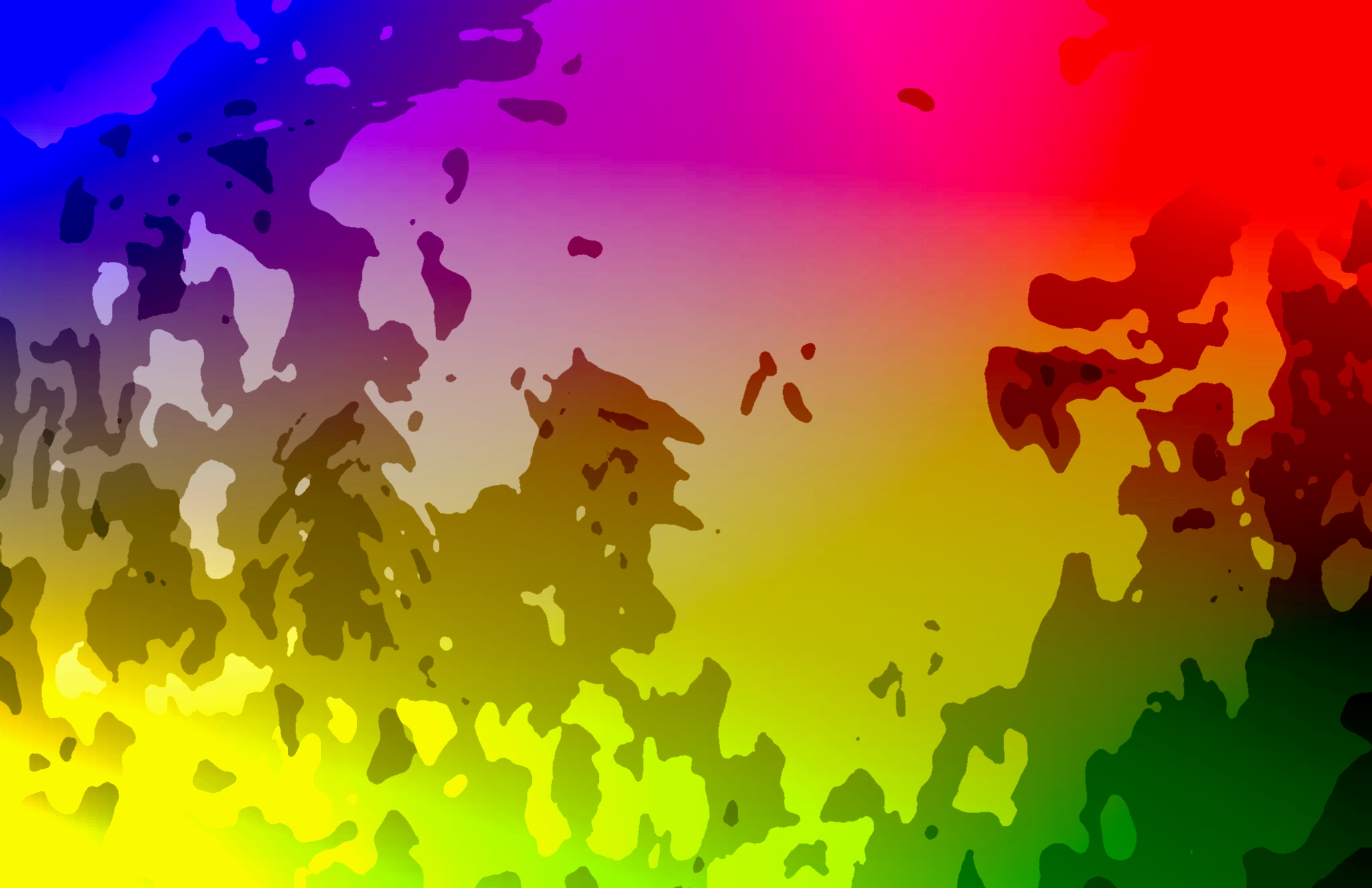 Rainbow colored Artistic Wallpaper by lonewolf6738
