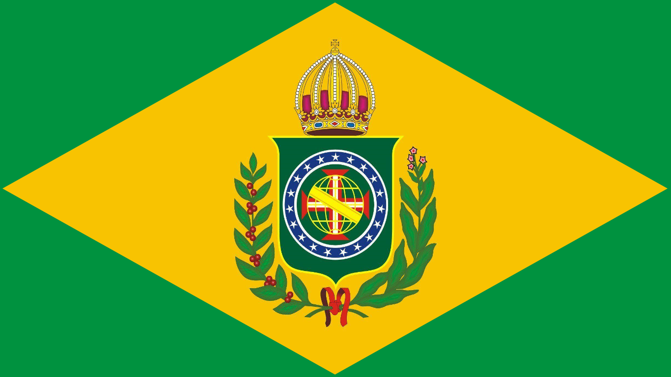 Brazilian Empire Flag By Mateus Image Abyss