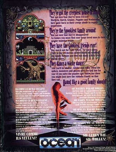 video game The Addams Family Image