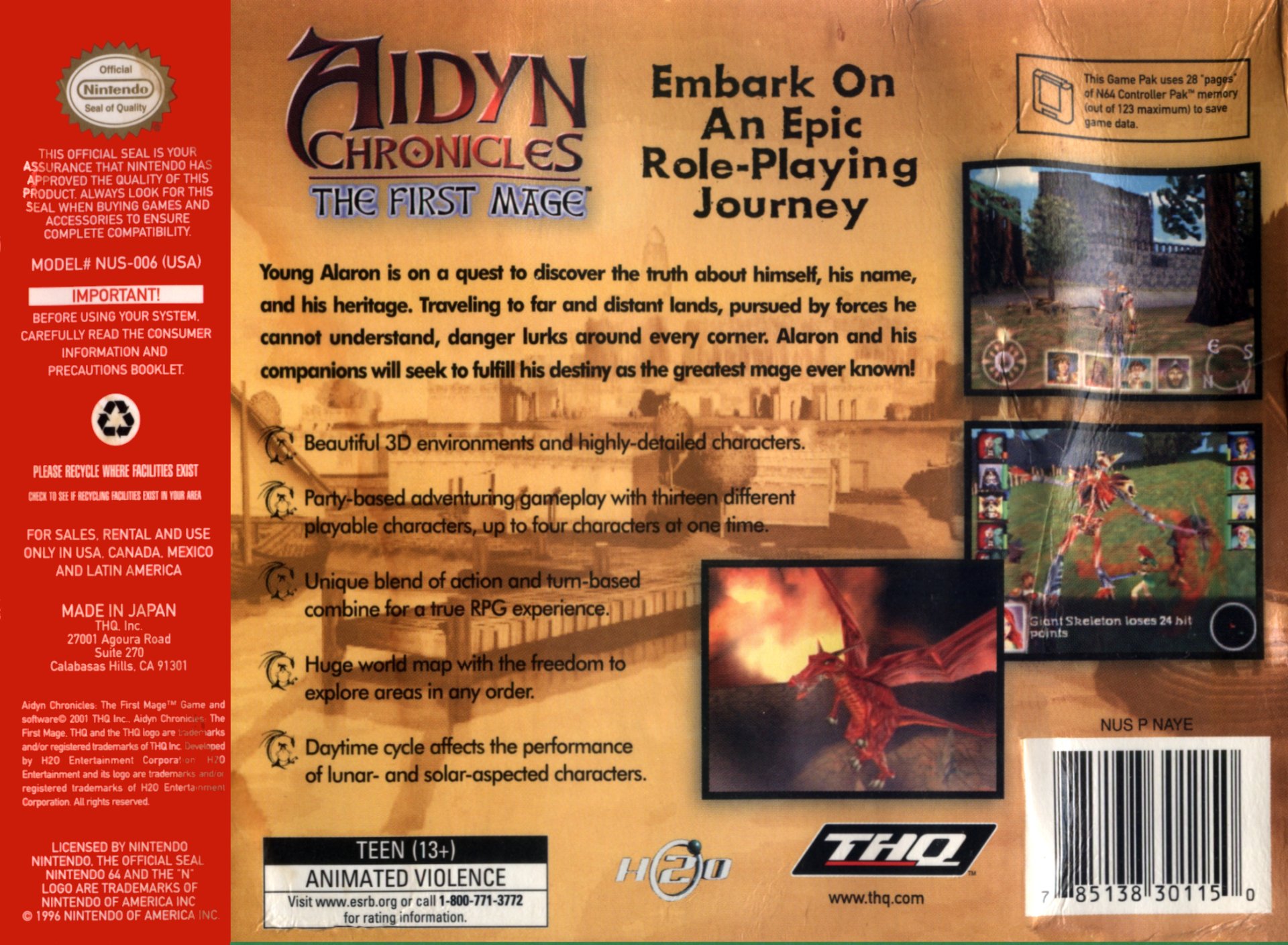 video game Aidyn Chronicles: The First Mage Image