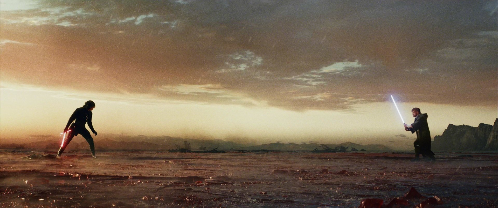 Kylo Ren Luke Skywalker Adam Driver Mark Hamill movie Star Wars: The Last Jedi Image