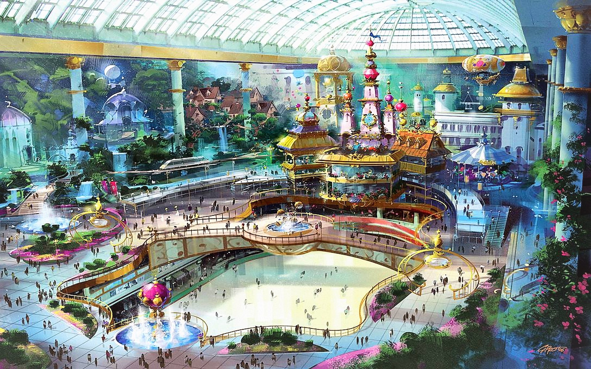 Parking world. Парк аттракционов Сеул Lotte World. Лотте ворлд в Сеуле Корея. Парк в Южной Корее Lotte World. Сеул Лотте парк аттракционы.