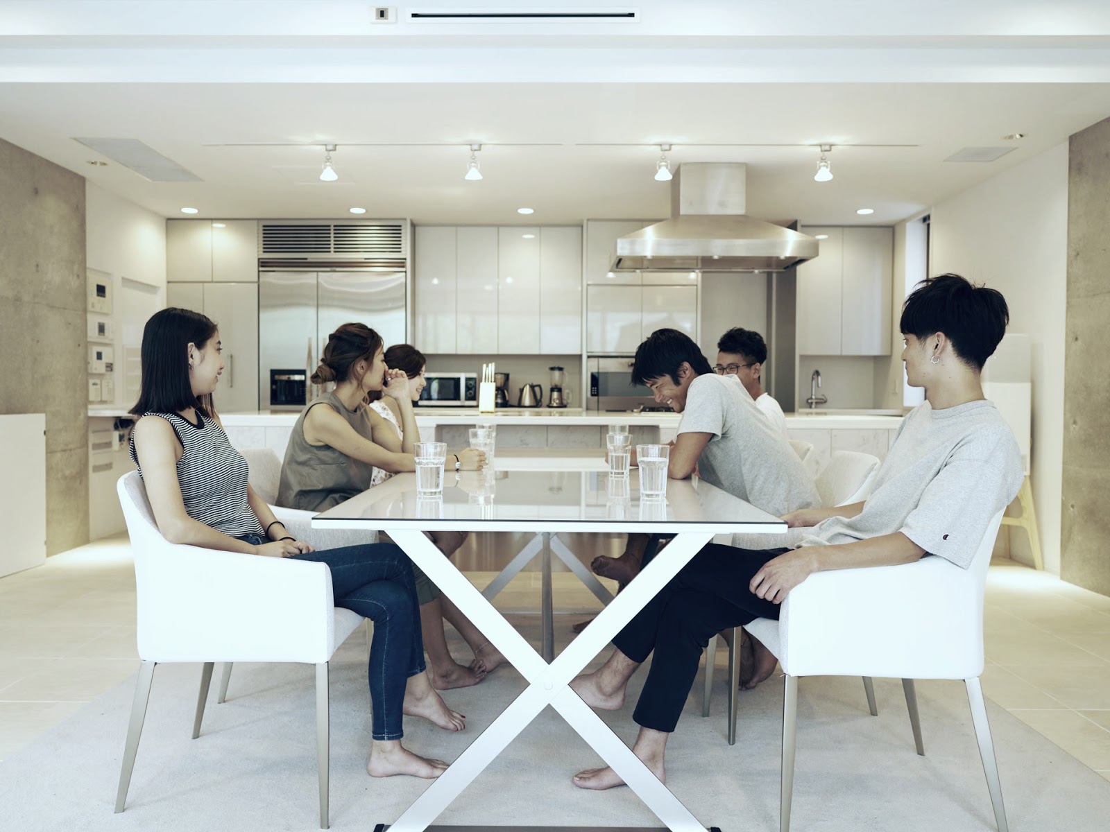 Download TV Show Terrace House Dining Room Family Modern Interior Image