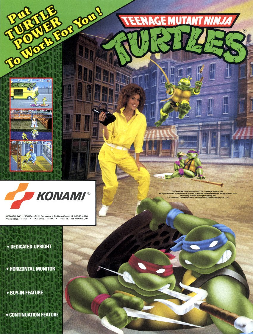 Teenage Mutant Ninja Turtles Video Game Box Art Id 1935 Image Abyss