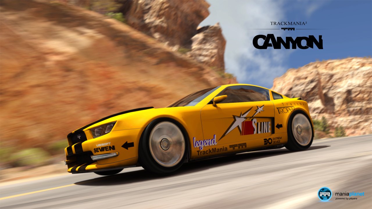 video game TrackMania 2 Canyon Image
