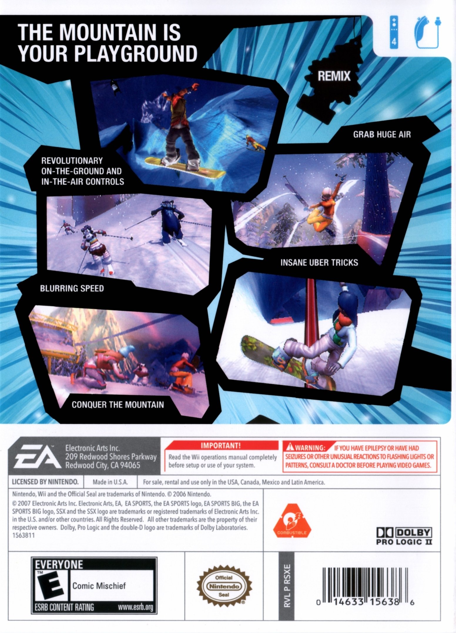 video game SSX Blur Image