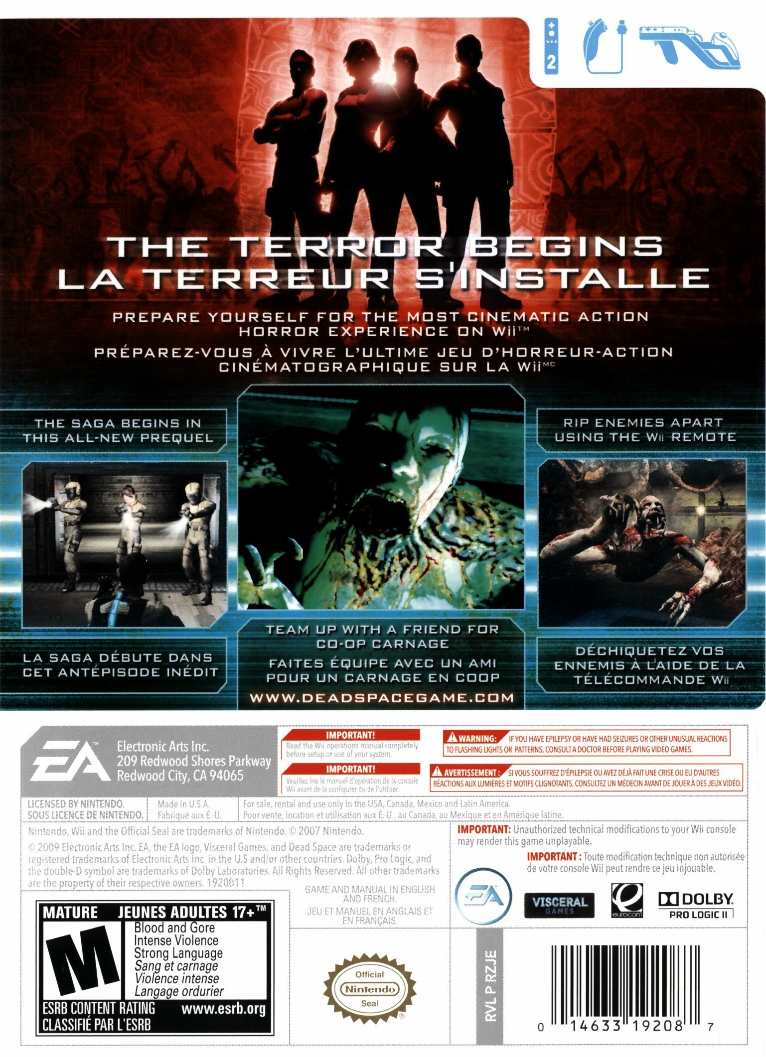video game Dead Space: Extraction Image