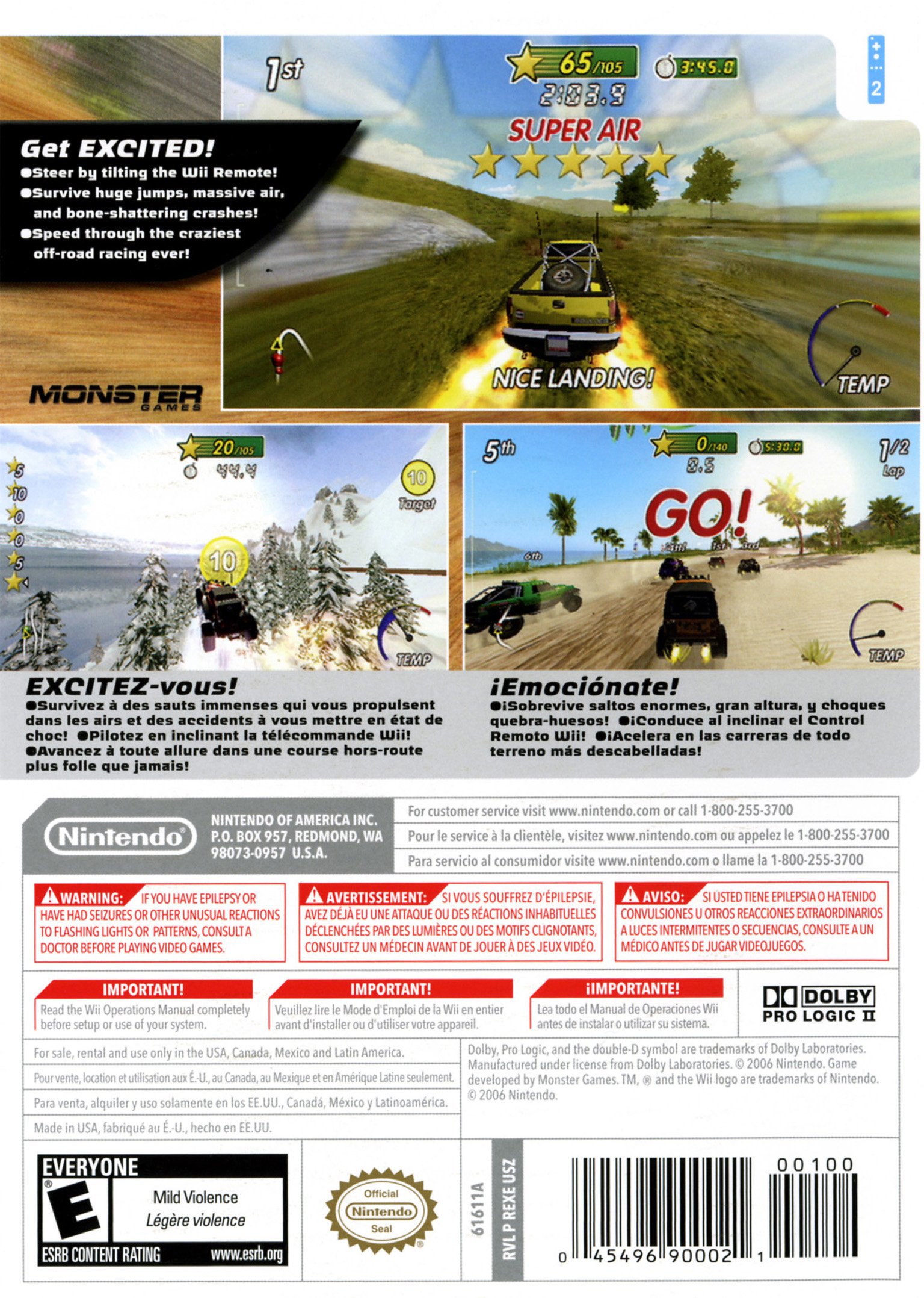 video game Excite Truck Image