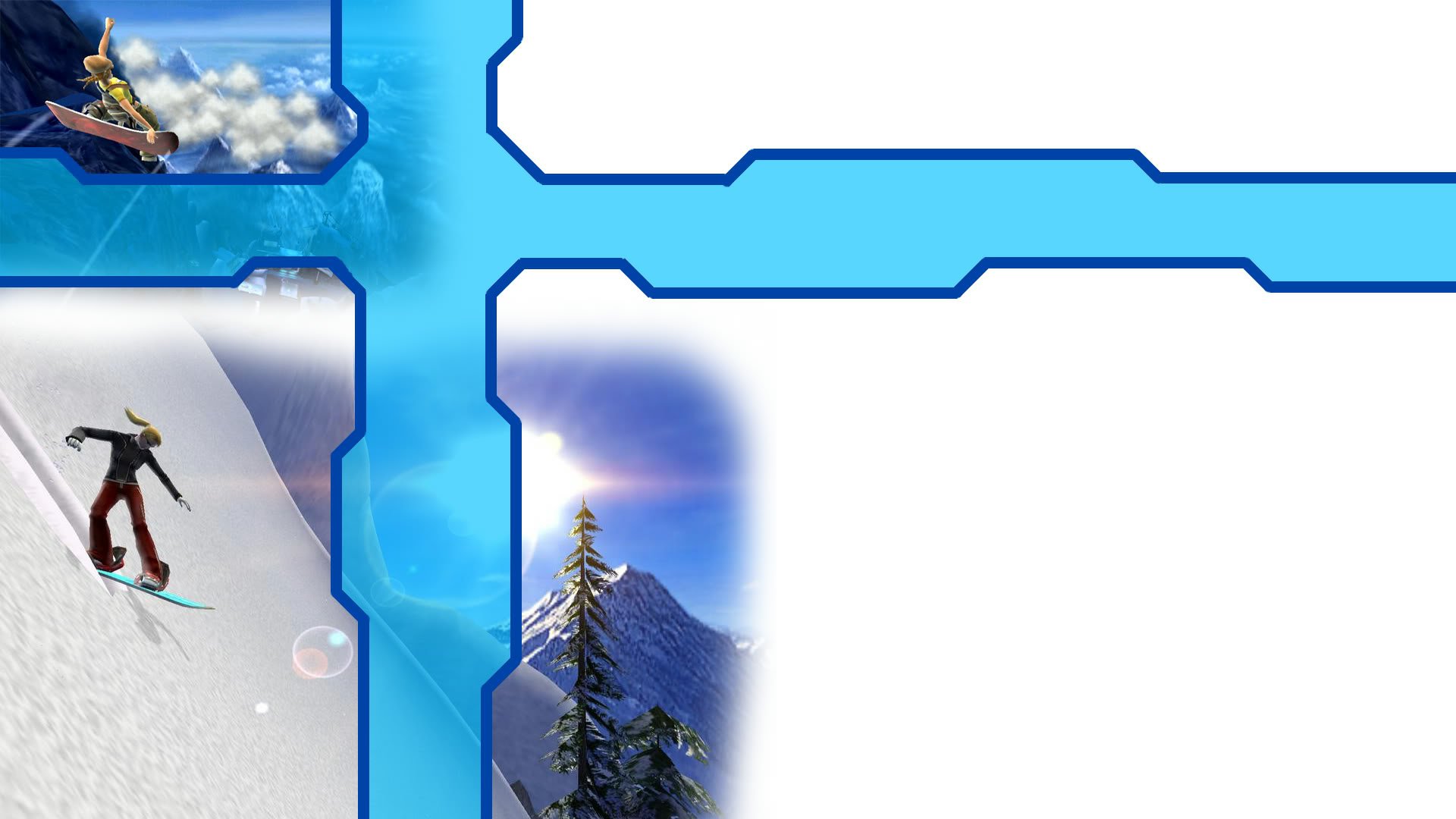 video game SSX Blur Image
