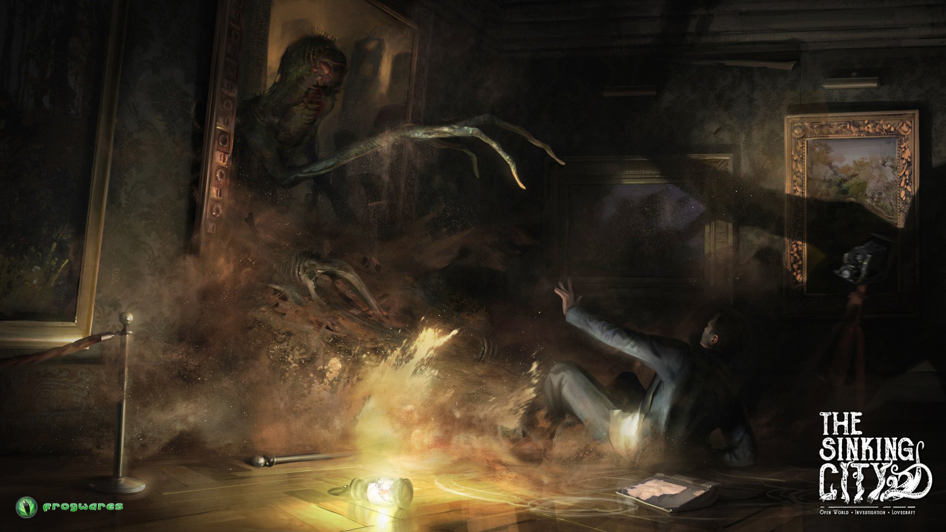 video game The Sinking City sinking city horror art gallery Image
