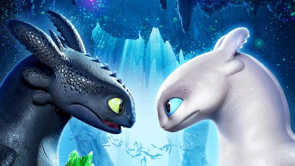 Download Toothless (How To Train Your Dragon) White Night Fury Movie How To Train Your Dragon: The Hidden World Image