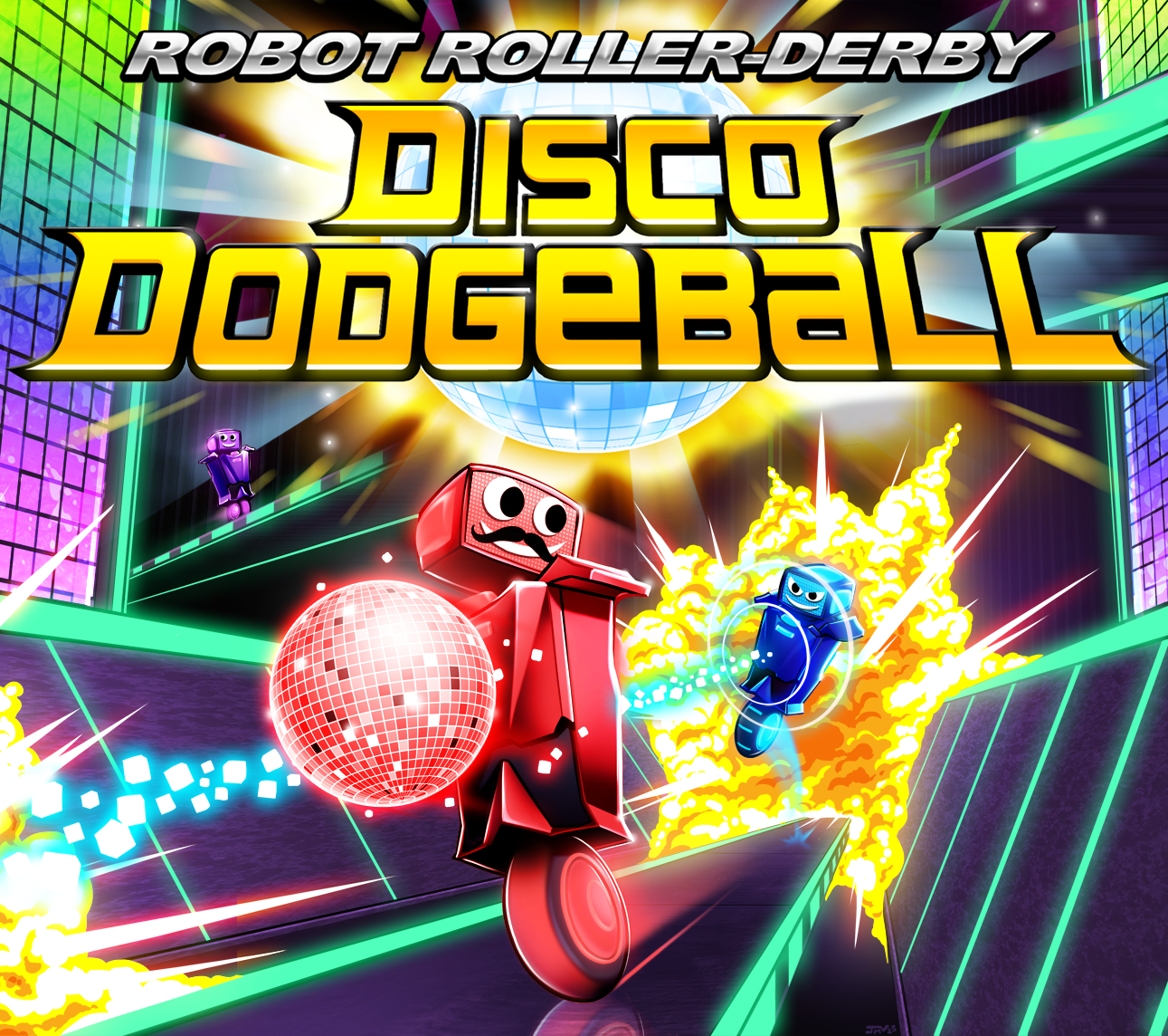 Robot Roller-Derby Disco Dodgeball Picture